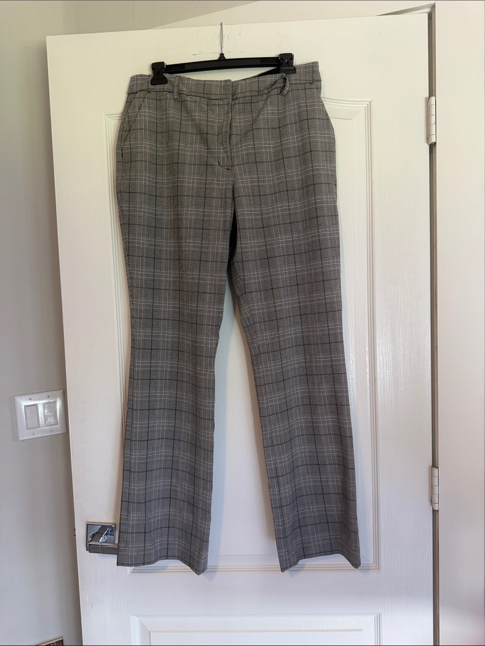 Express Gray Plaid Trousers